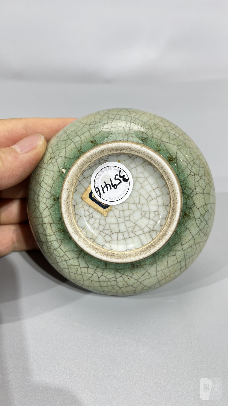 清雍正 外郎绿内郎红水盂 - 图7